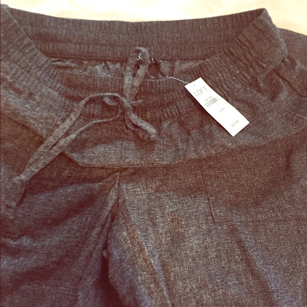 NWT Loft Grey joggers!